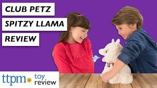 Funny Llama Stuffed Toy Review  Club Petz Spitzy from IMC Toys [upl. by Akemat334]