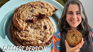 Claire Saffitz Makes CHOCOLATE CHIP COOKIES  Dessert Person [upl. by Ailssa217]