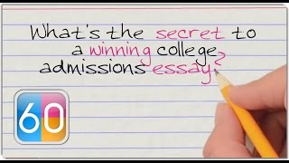 College Application Video Tip 5 Winning College Admissions Essays [upl. by Scheld]