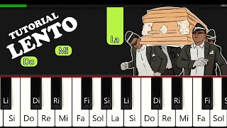 COMO TOCAR Coffin Dance de Astronomia 🎹 Tutorial para Piano  Meme del Ataud  FACIL  Easy [upl. by Amaryllis902]