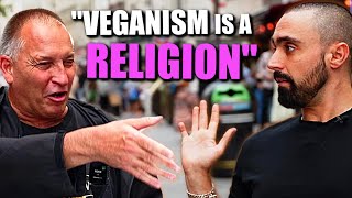 Tipsy Meat Eater Trolls Vegan Lively Debate Unfolds [upl. by Ahtenek]