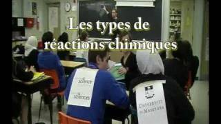 Les types de réactions chimiques [upl. by Ainosal]