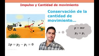 Ejercicio resuelto conservacion de la cantidad de movimiento [upl. by Cardwell]