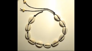 DIY Easy Cowrie Shell Necklace for Men No Tools Necessary Handmade Jewelry Tutorial [upl. by Caralie191]