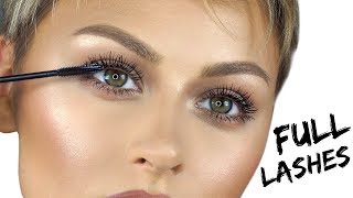 How to get Long Full Eyelashes w Mascara  Alexandra Anele [upl. by Bolanger985]