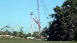 Carowinds Intimidator Construction [upl. by Pollock393]