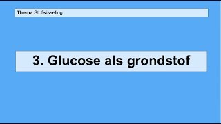 Basisstof 3 Glucose als grondstof [upl. by Lowell915]