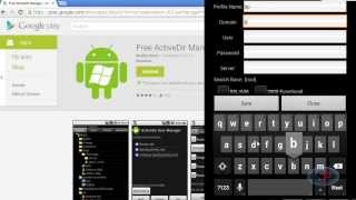 Managing Active Directory from Android device [upl. by Kramal]