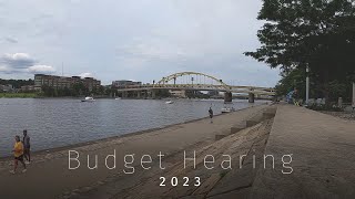 Pittsburgh City Council Budget Hearing  112723 [upl. by Aihsila]