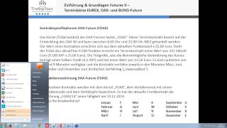 EUREX Terminbörse und die Kontrakte FDAX amp BundFuture  Grundlagen [upl. by Edyaw820]