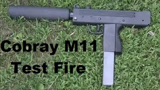 Cobray M11 Test Fire Uncut [upl. by Sarajane879]