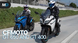 CFMoto GT 650 and GT 400 Review  Beyond the Ride [upl. by Hartzel]