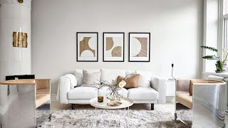 5 TIPS para EMPEZAR a decorar SALAS MODERNAS con colores GRIS y NEUTROS SIN GASTAR demasiado [upl. by Witte239]