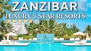 Top 10 Best All Inclusive 5 Star Resorts In ZANZIBAR Tanzania [upl. by Aynotak]