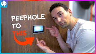 Smart Peephole Wireless Camera Doorbell  EZVIZ CP4 Review [upl. by Znerol379]