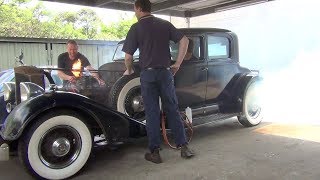 First engine start up in 60 years  WAIT FOR IT 1934 Packard [upl. by Wahkuna]