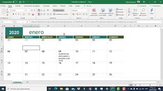 Aprende hacer un Calendario Académico en Excel [upl. by Lamond]