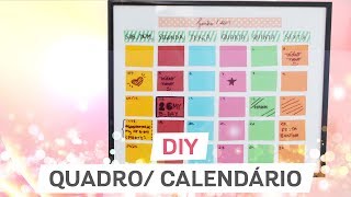 COMO FAZER QUADROCALENDÁRIO EDITÁVEL [upl. by Haeli]