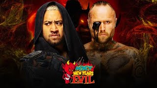 NXT New Years Evil Solo Sikoa vs Aleister Black NXT Championship [upl. by Cole]