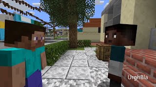 Steve roasts Franklin in Minecraft [upl. by Dlorad]