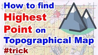 How to find Highest Point in a Toposheet  ICSE Geography [upl. by Eelrebmyk884]