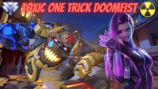 TOXIC ONE TRICK DOOMFIST OVERWATCH 2 [upl. by Asseral268]