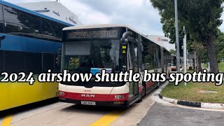 2024 airshow shuttle bus spotting [upl. by Ahsiel]