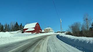 Starbarn RdAve from Frenchville to Madawaska Maine [upl. by Eelyma31]