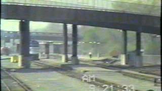 FL9 487 on the Amtrak Albany Yard Job  1980s cab ride [upl. by Valli]