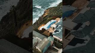 Landslide near Dana Point California left multiple homes teetering on the edge of a cliff shorts [upl. by Talanta]