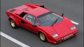 Lamborghini Countach Euro Tour part 1 We visit Bugatti amp then go find a derestricted Autobahn [upl. by Conias526]