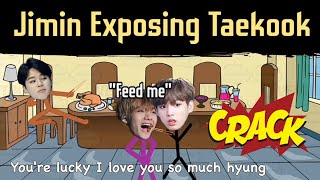 17 times JIMIN HYUNG EXPOSED TAEKOOKFEED ME  CRACKED [upl. by Narat]