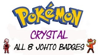 Pokemon Crystal  How To Get Every Gym Badge  GameShark Codes [upl. by Nnaitak]