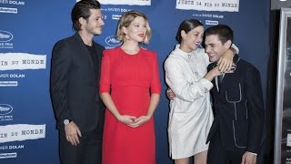 Marion Cotillard Léa Seydoux Gaspard Ulliel amp Xavier Dolan pour JUSTE LA FIN DU MONDE [upl. by Nnasus]