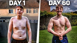 From Overweight to Fit  My Little Brothers 60 Day Body Transformation [upl. by Garson20]