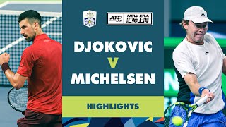 Novak Djokovic vs Alex Michelsen Highlights  Rolex Shanghai Masters 2024 [upl. by Adaran]