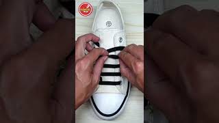 How To Tie Shoelaces Shoe Lacing Styles shoelace Shorts [upl. by Ogren544]