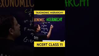 Taxonomic Hierarchy  Ncert Class 11  Biology shorts [upl. by Eimarej702]