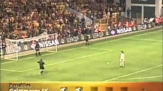 UEFA Kupası Finali 2000  Galatasaray SK vs Arsenal London 41 maçının geniş maç özeti penaltılar [upl. by Trudey244]