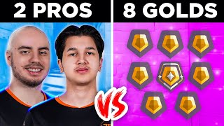 Can 2 VALORANT Pros Beat 8 Golds [upl. by Bazar]