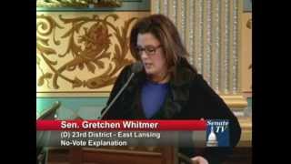 Senator Whitmer Shares Personal Story in Opposition to Latest Republican Attack on Women [upl. by Ticknor]