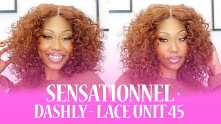 Sensationnel Dashly HD Lace Front Wig  UNIT 45  PrePlucked EBONYLINECOM [upl. by Song247]