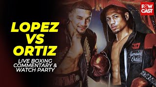 Teofimo Lopez vs Jamaine Ortiz Live Boxing Commentary [upl. by Montfort81]