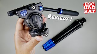 Review Benro Slim Video Tripod Kit Indonesia TSL08AS2CSH Smooth Ringan amp Kuat [upl. by Ditzel]