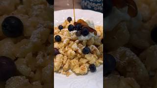 Scrambled Pancakes 🥞 pancakes pancake scrambledpancakes food viralshorts viralrecipe [upl. by Nefets]