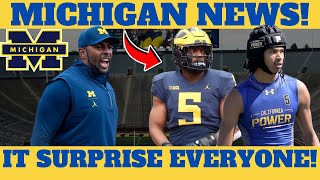 NOBODY IMAGINED THIS DECISION NOW MICHIGAN WOLVERINES NEWS [upl. by Rybma]