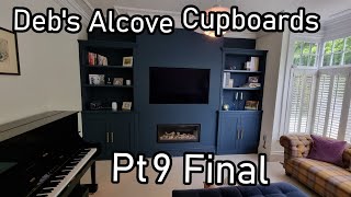 Debras Alcove cupboards amp Shelves build Pt9  Final [upl. by Evan35]