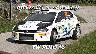 PONTALTI M  CONCI M  RALLY PIANCAVALLO 2023  VW POLO N5  VIDEOCLIP [upl. by Daren]