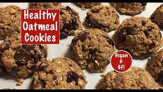 Healthy Oatmeal Cookies  Vegan amp Gluten Free [upl. by Rosemarie358]