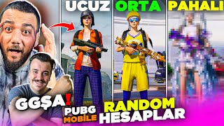 10 TL VS 5000 TL RANDOM İZLEYİCİ HESAP SATIN ALMA PUBG Mobile GGŞA [upl. by Suiradal]